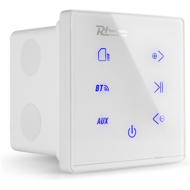 Controller audio profesional cu funcții Bluetooth și USB pentru sisteme de sunet de înaltă calitate. Design modern și ușor de utilizat, ideal pentru evenimente și setups audio profesionale.