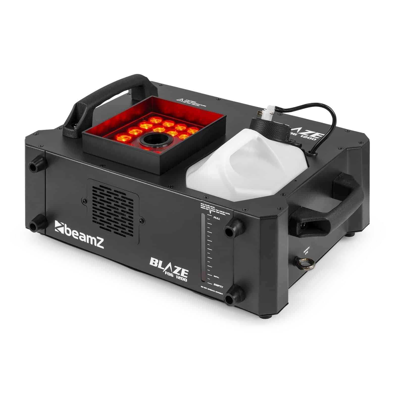 Boeing de lichid de răcire pentru sisteme de gaming și streaming, Blaze FOG 1200, cu iluminare LED roșie și rezervor de 1 litru.