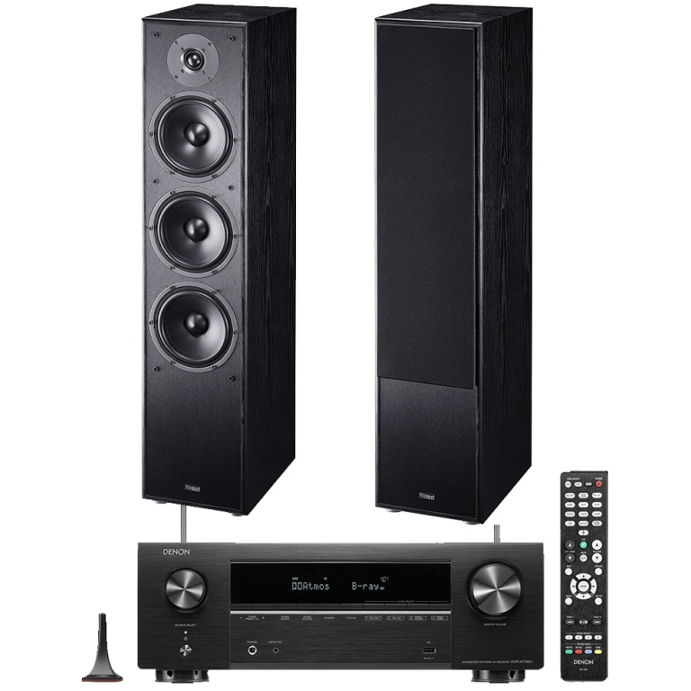 Sistem stereo Denon AVR-X580BT + Magnat Monitor S70