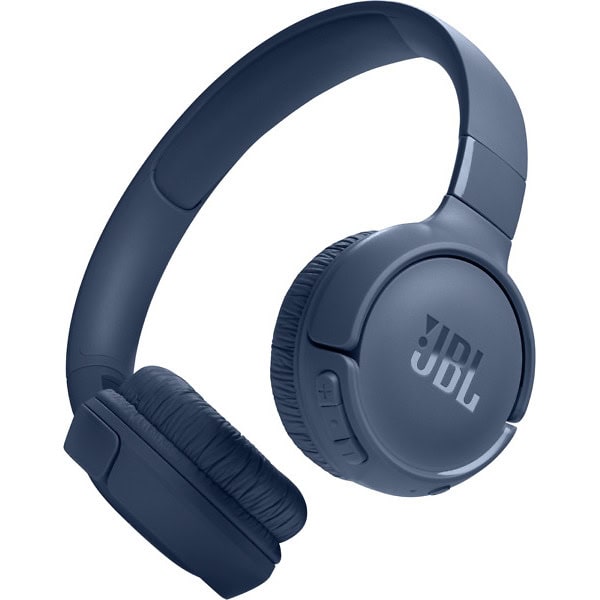 Casti audio wireless on-ear JBL Tune 525BT, JBL Pure Bass Sound, Bluetooth 5.3, Conexiune multi-point, Asistent vocal, Blue
