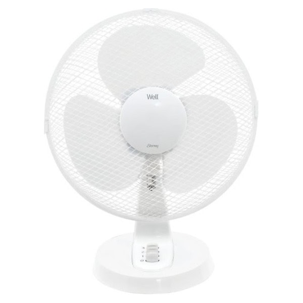 Ventilator de masa 40cm, 3 trepte viteza, unghi reglabil, 45W, Stormy, Well