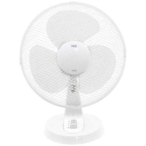 Ventilator de cameră electric, silențios, cu prindere pe masă și control de viteză pentru răcire eficientă.