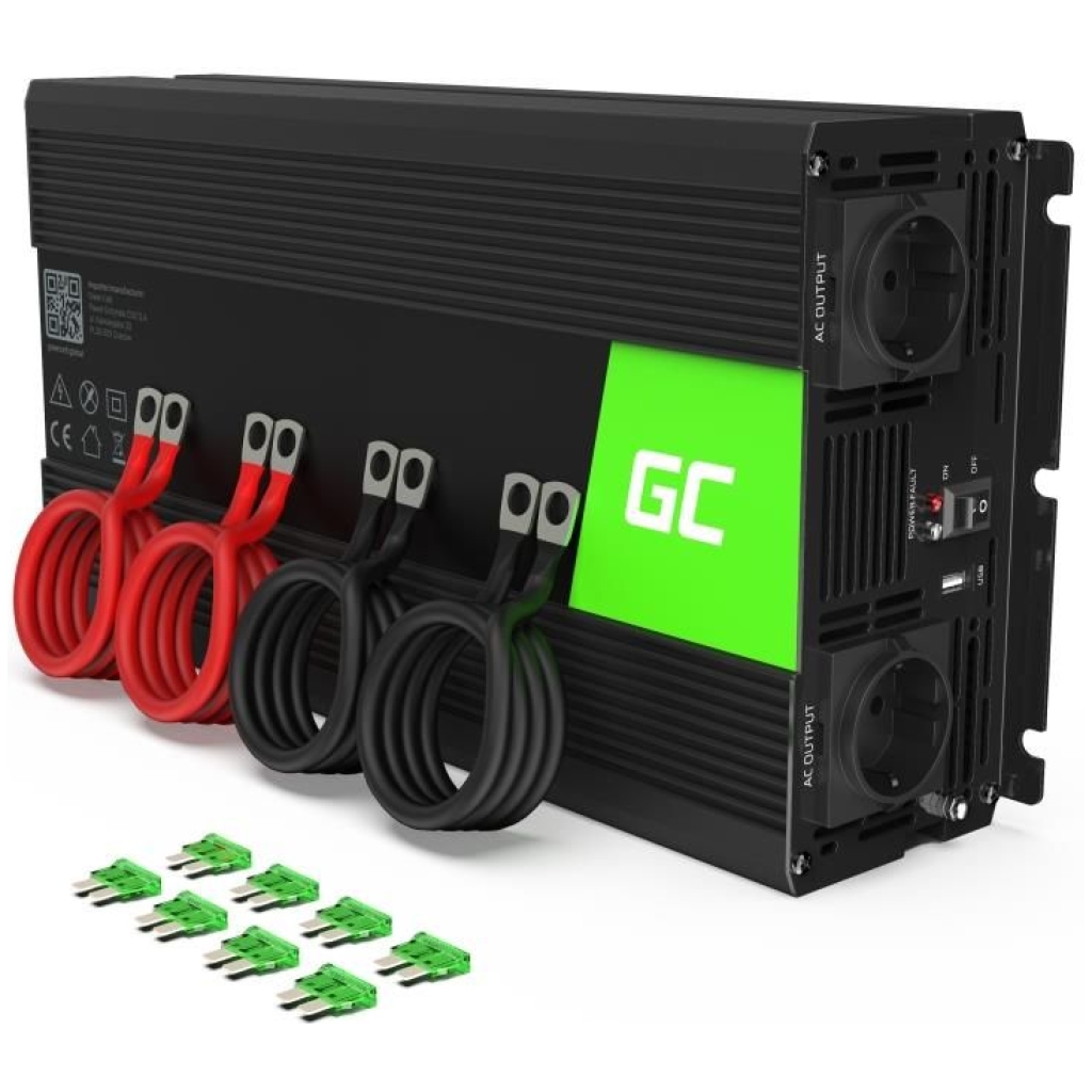 Batterie de rezervă pentru sisteme de securitate și energie, cu încărcare stabilă și porturi multiple pentru putere continuă.