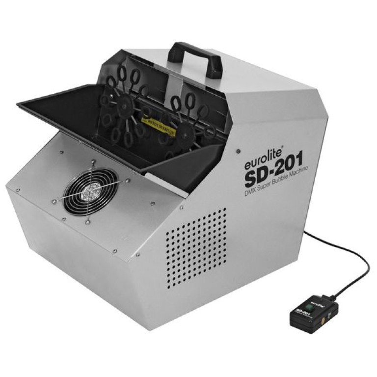Mașină de mixare LED, EuroLite SD-201, pentru evenimente și petreceri, cu funcții DMX și control pentru efecte luminoase dinamice.