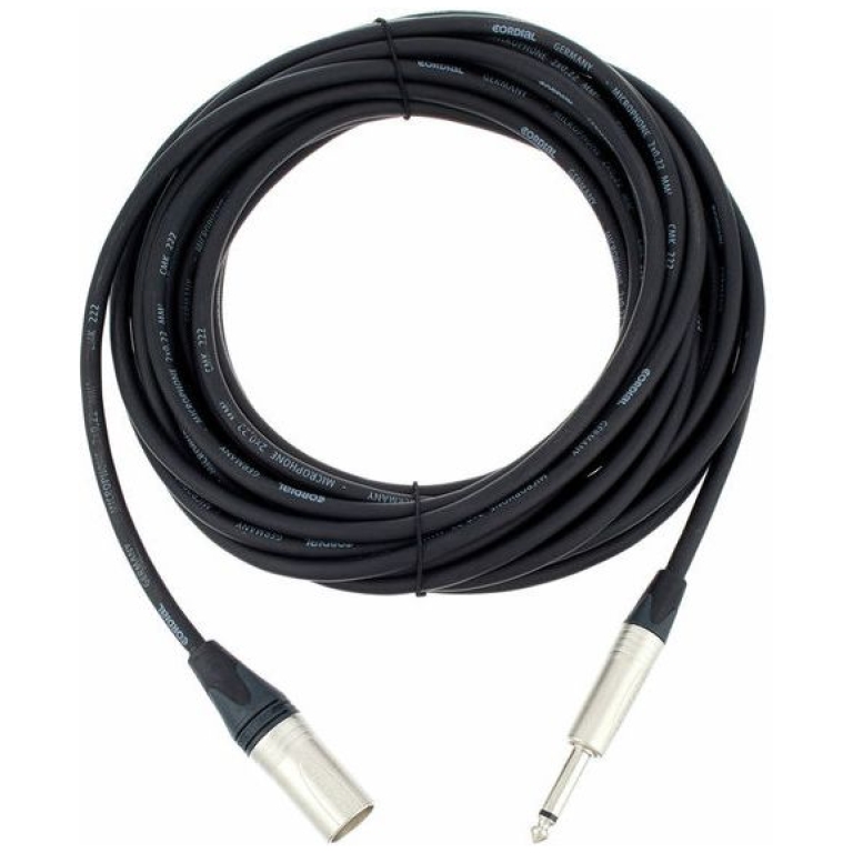 Cablu audio profesional, cablu audio de calitate pentru echipamente muzicale și audio, cablu cu conector XLR și jack, soluție de conectivitate audio fiabilă.