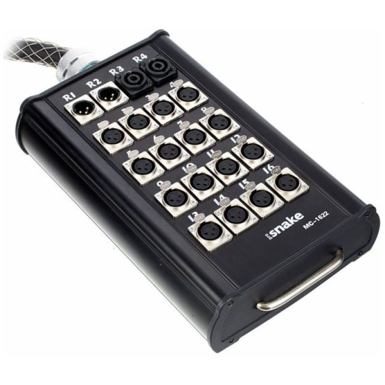 Combină audio profesională pentru scenă și studio, cu 16 intrări XLR și control de calitate superioară, ideală pentru evenimente live și înregistrări muzicale precise.