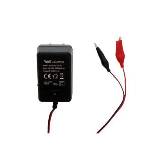 Adaptor de alimentare pentru echipamente electrice, cu cablu cu cleme de test, compatibil cu produsele Eldarom, calitate garantată.