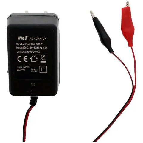 Adaptor de alimentare pentru echipamente electrice, cu cablu cu cleme de test, compatibil cu produsele Eldarom, calitate garantată.