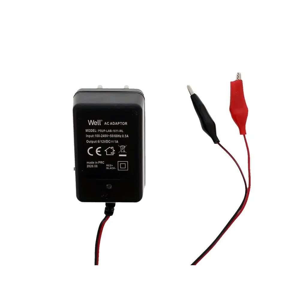 Adaptor de alimentare pentru echipamente electrice, cu cablu cu cleme de test, compatibil cu produsele Eldarom, calitate garantată.