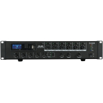Adaptor audio amplificator mixer profesional Eldarom, model IPA-480 pentru evenimente și sistem de sonorizare, cu multiple canale și control precis al sunetului.