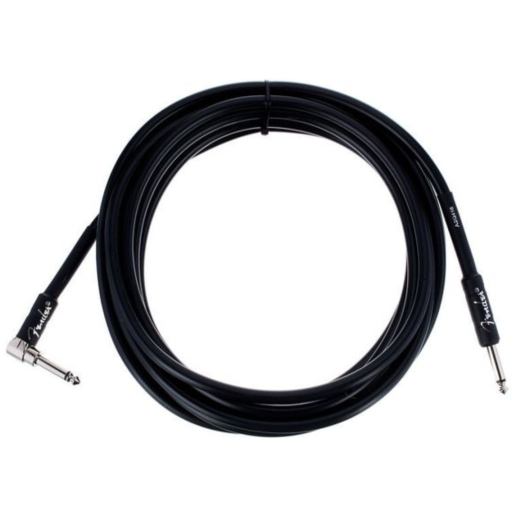 Cablu audio Fender, cablu jack 6.35 mm pentru chitara sau echipamente muzicale profesionale, calitate înaltă, durabil și compatibil cu amplificatoare și instrumente muzicale.