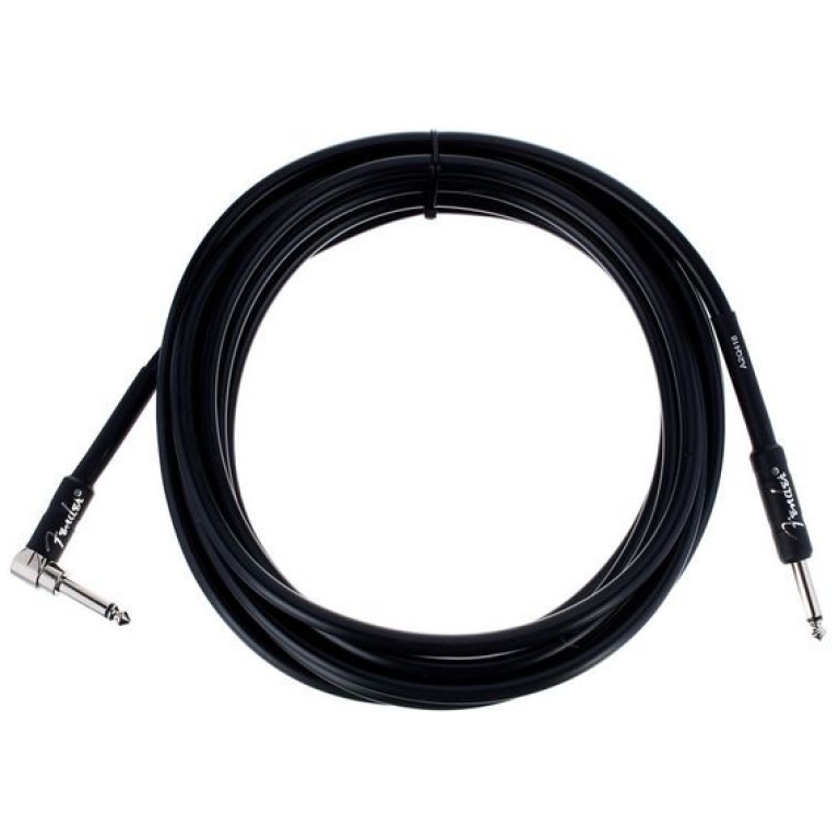 Cablu audio Fender, cablu jack 6.35 mm pentru chitara sau echipamente muzicale profesionale, calitate înaltă, durabil și compatibil cu amplificatoare și instrumente muzicale.