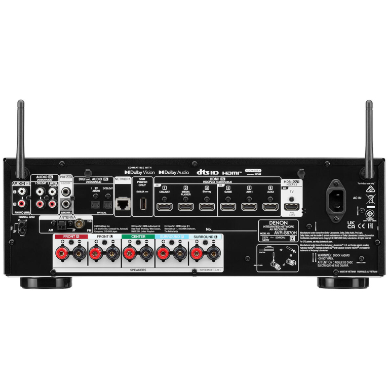 Denon AVR-S670H Receiver AV 5.2 8K_03