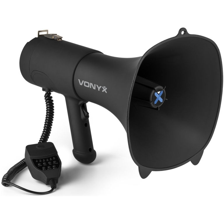 Difuzor portabil Vonyx, ideal pentru evenimente și prezentări, cu sunet puternic și clar, ușor de utilizat și transportat pentru nevoi profesionale și personale.
