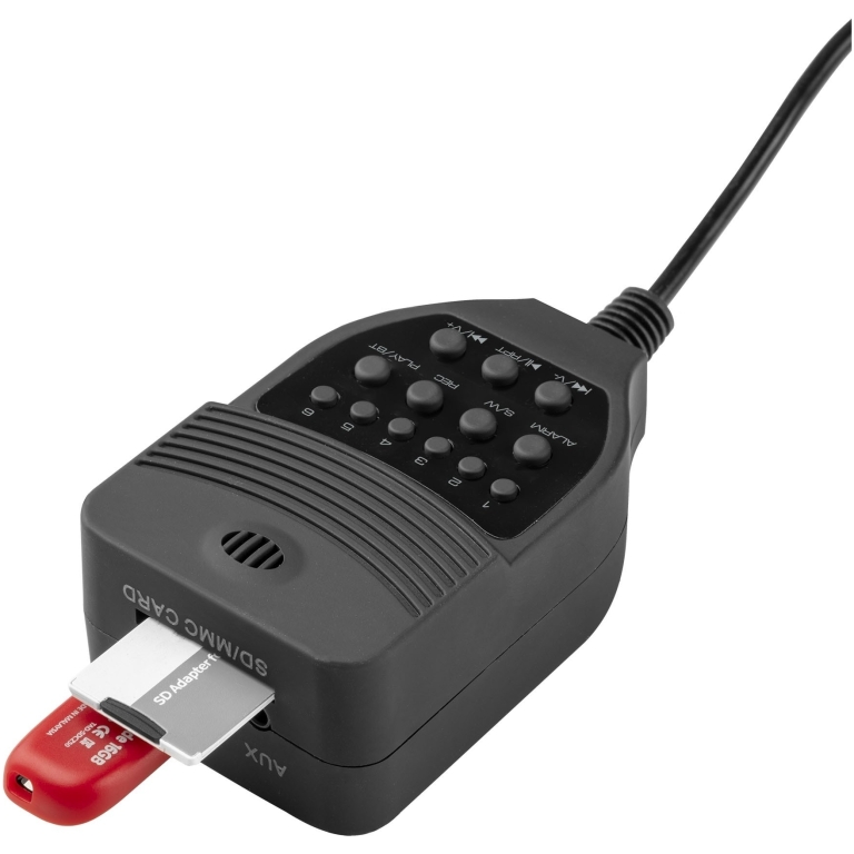 SD card reader cu funcție de citire și transfer de date, proiectată pentru fixare și compatibilitate cu diverse dispozitive de stocare. Acest dispozitiv portabil asigură transfer rapid și sigur al fișierelor.