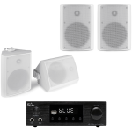 Difuzoare profesionale de înaltă fidelitate și amplificator stereo pentru sisteme audio de calitate superioară. Soluții complete pentru audio performante și durabile.