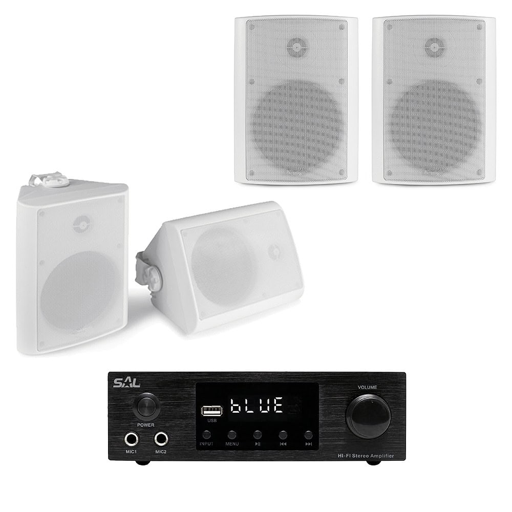 Difuzoare profesionale de înaltă fidelitate și amplificator stereo pentru sisteme audio de calitate superioară. Soluții complete pentru audio performante și durabile.