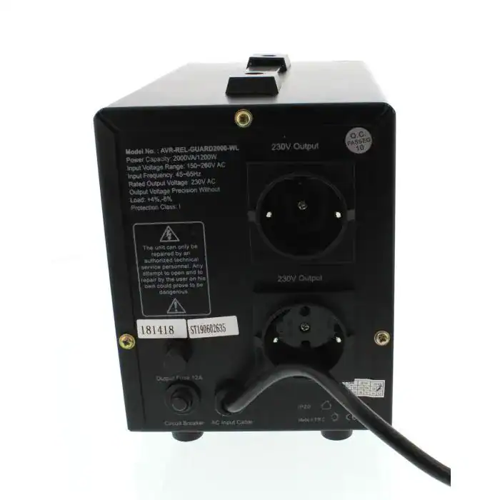 Stabilizator tensiune 2000VA Well Guard 2000-1200W_02