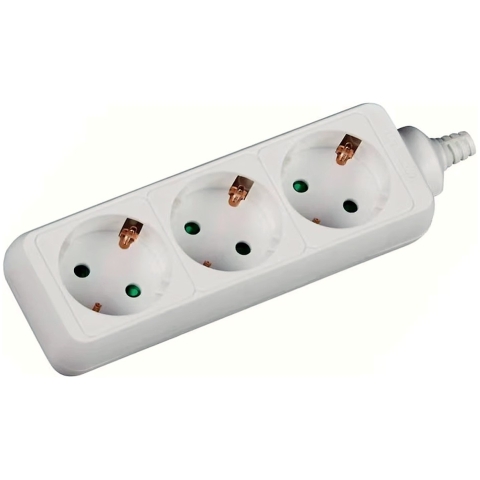 Prelungitor electric cu 3 prize, sigur și fiabil, ideal pentru uz casnic și birouri, cu protecție împotriva suprasarcinii și cablu rezistent, de înaltă calitate.