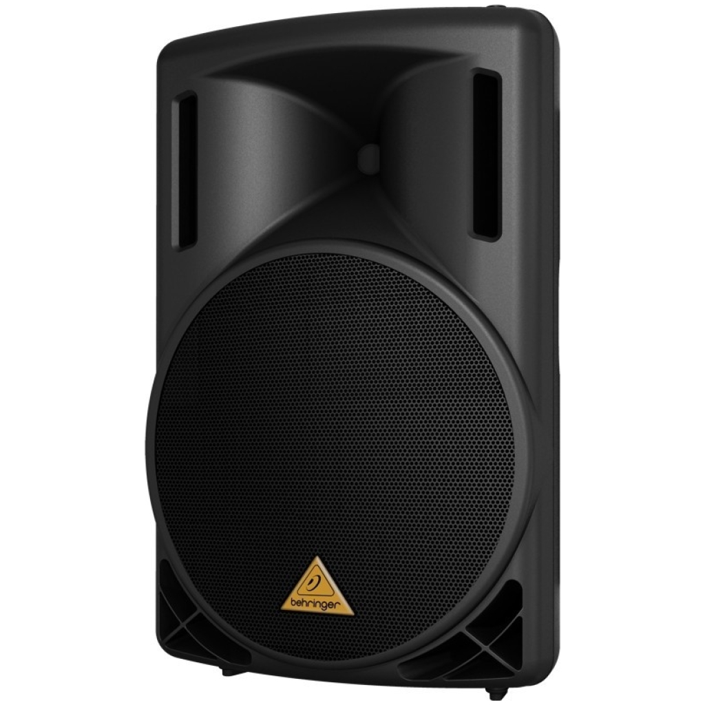 Behringer boxe PA portabilă, system de sunet pentru evenimente și concerte, calitate audio profesională în roșu, ideal pentru DJ și spectacol.
