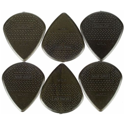 Dunlop Nylon Max Grip Jazz III Carbon