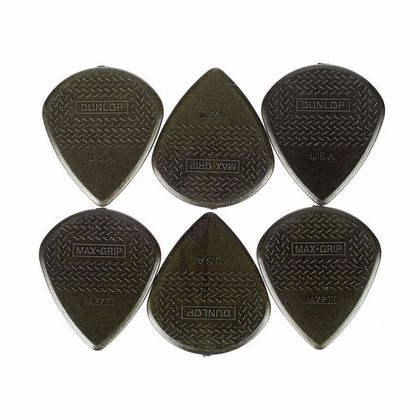 Dunlop Nylon Max Grip Jazz III Carbon