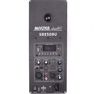 Componente audio pentru evenimente, boxă portabilă cu mixer și Bluetooth, model Eldarom Master Audio SB250BU pentru sunet de înaltă calitate.