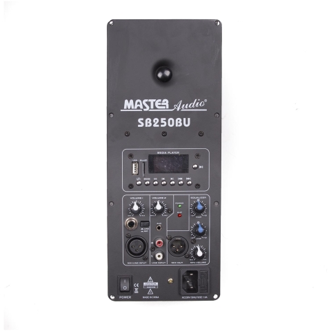 Componente audio pentru evenimente, boxă portabilă cu mixer și Bluetooth, model Eldarom Master Audio SB250BU pentru sunet de înaltă calitate.