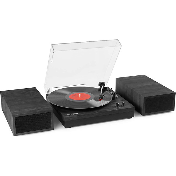 Set pick-up cu boxe Fenton RP165B, 2x50W, Bluetooth, negru