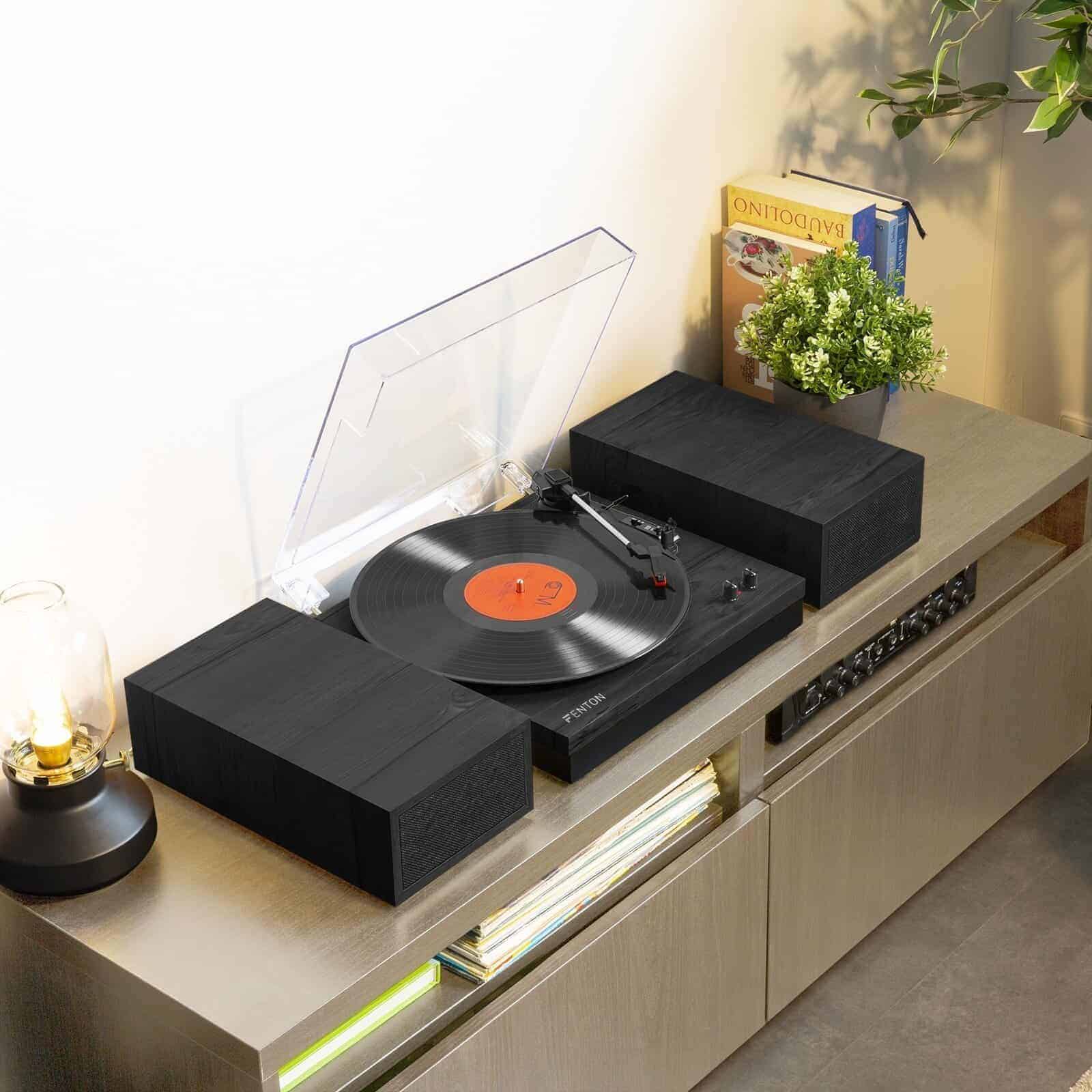 Set pick-up cu boxe Fenton RP165B, 2x50W, Bluetooth, negru_08