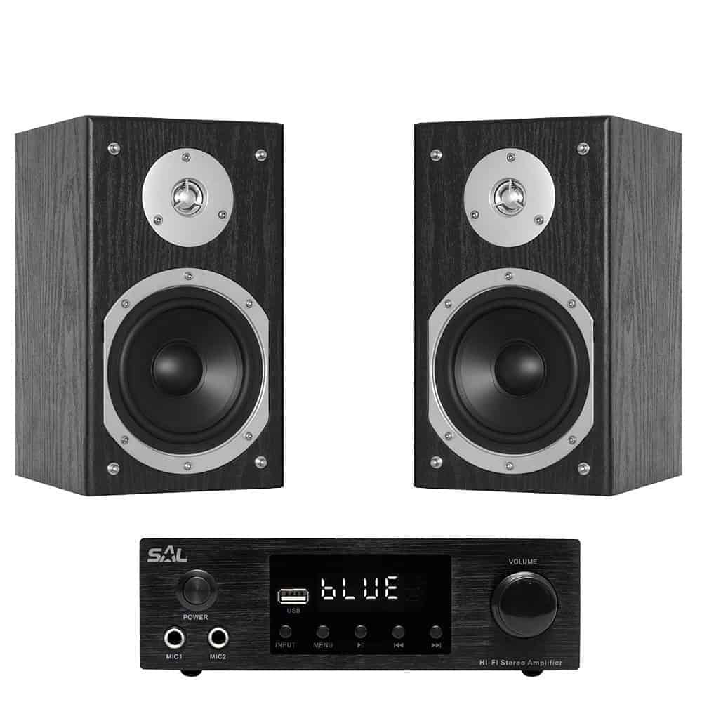 Sistem boxe hi-fi Fenton SHFB55B + Receiver SAL BTA250, bluetooth, USB, FM