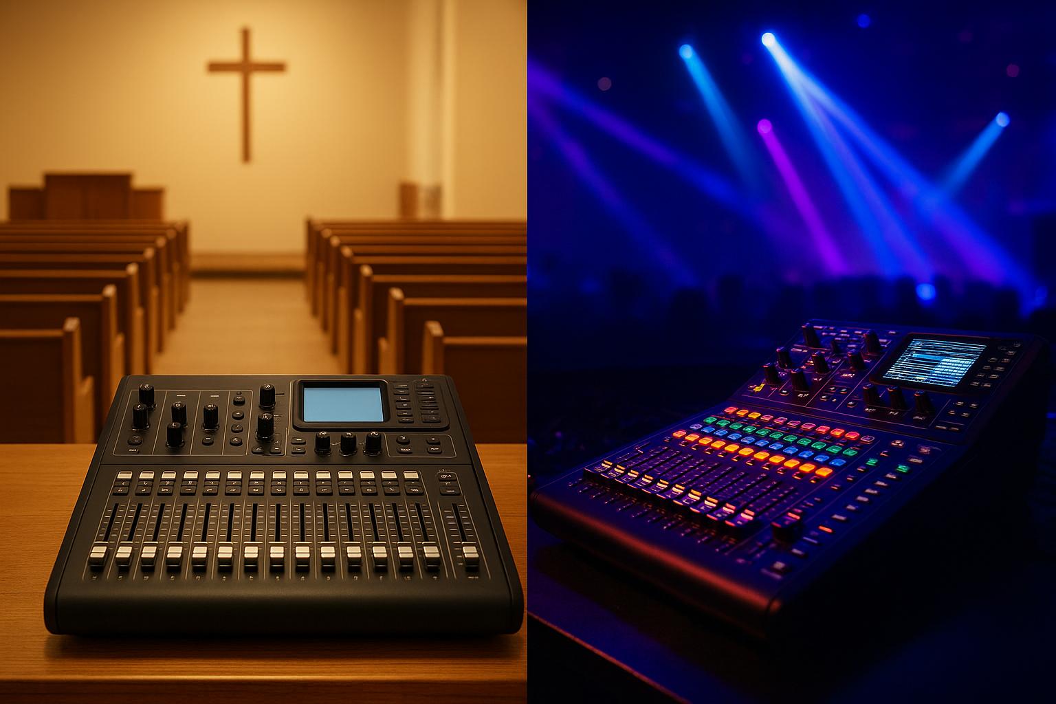Mixere pentru Biserici vs. Mixere pentru Cluburi