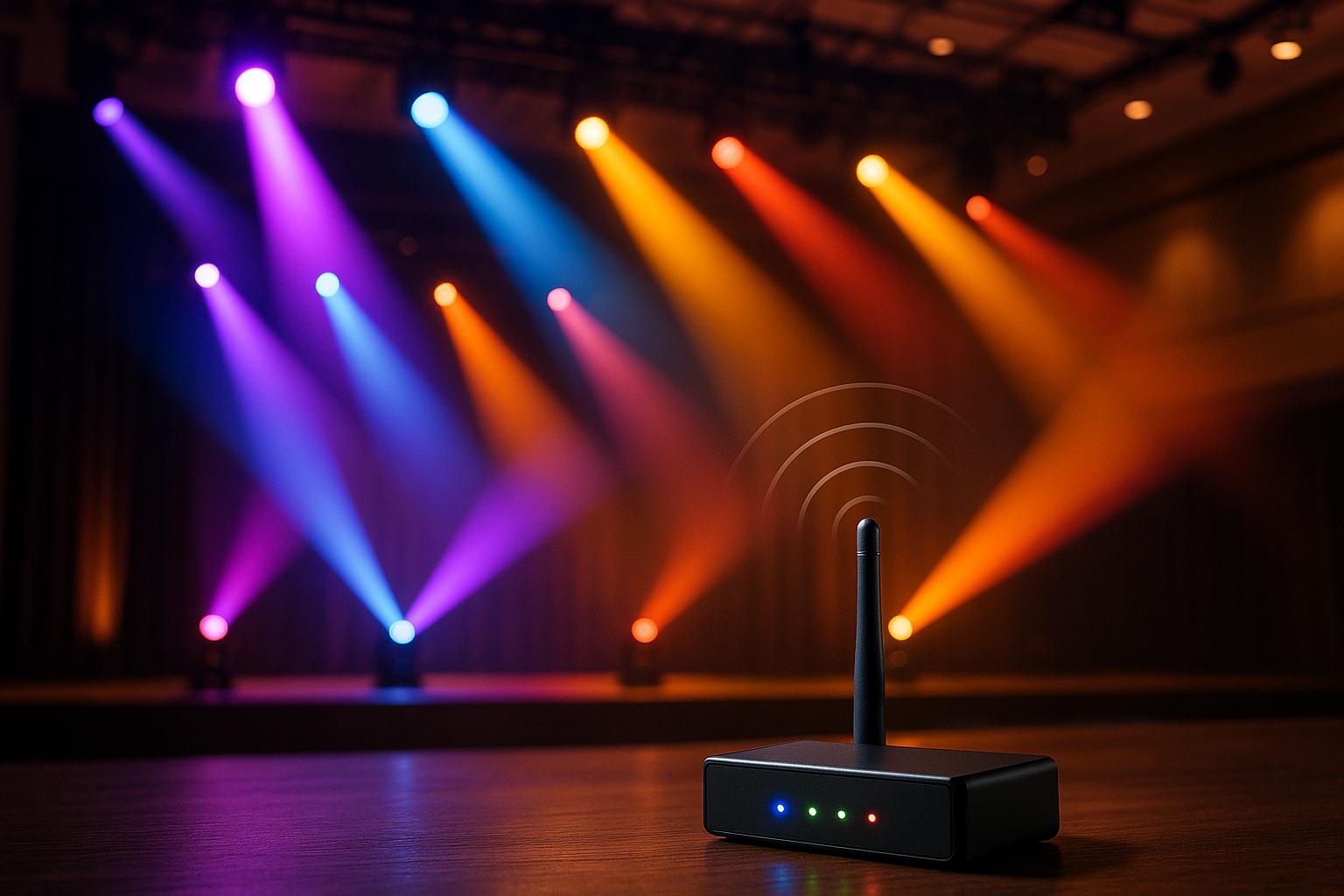 Cum Funcționează Controlul Wireless al Luminilor DMX