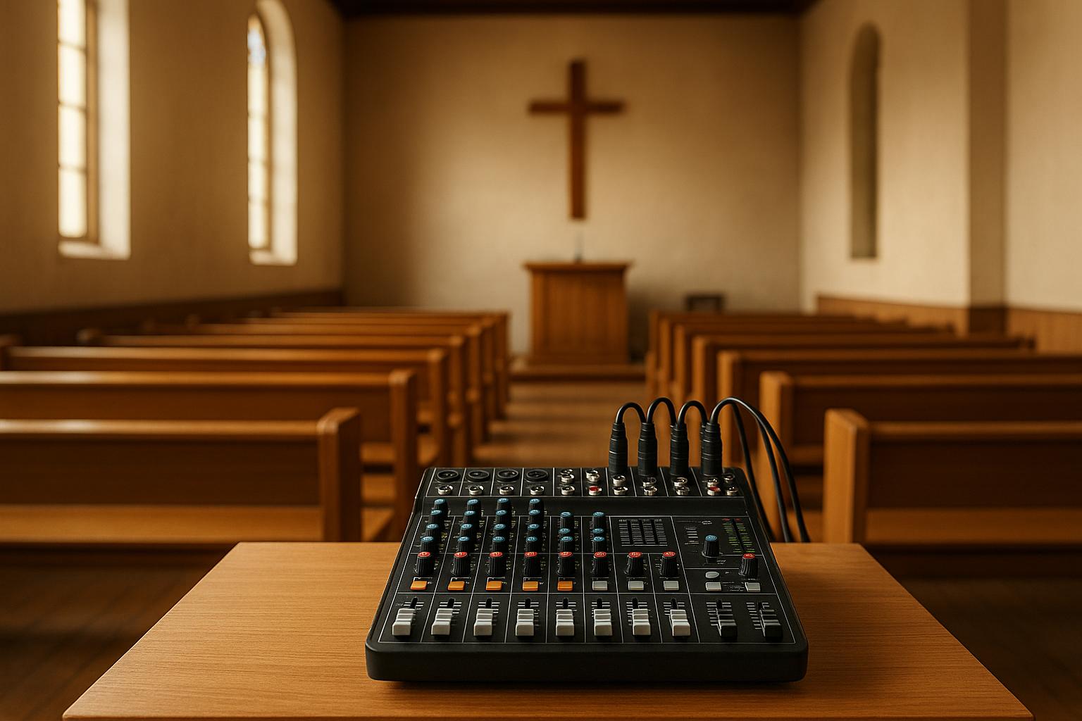 Top 3 mixere audio recomandate pentru biserici mici