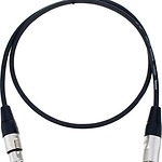 Cablu Microfon Cordial CFM 1.0 FM BK, 1m