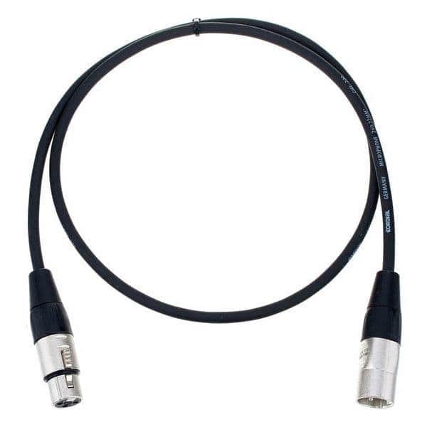 Cablu Microfon Cordial CFM 1.0 FM BK, 1m