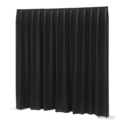 Cortina 330 x 250 cm Wentex P&D Curtain MCS 300 gr, negru