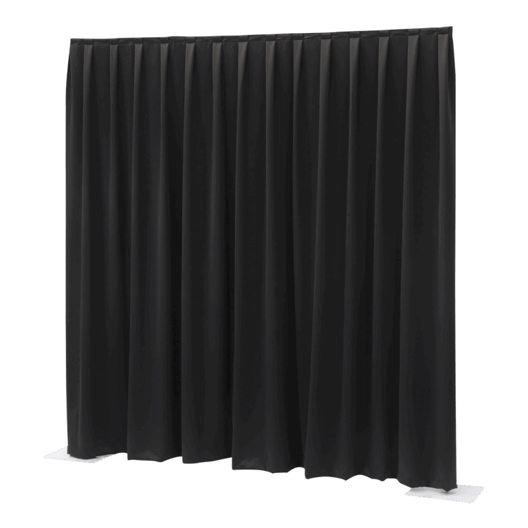 Cortina 330 x 250 cm Wentex P&D Curtain MCS 300 gr, negru