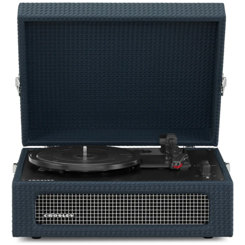 Crosley Voyager CR8017B-NY4 NAVY, pick-up cu Bluetooth