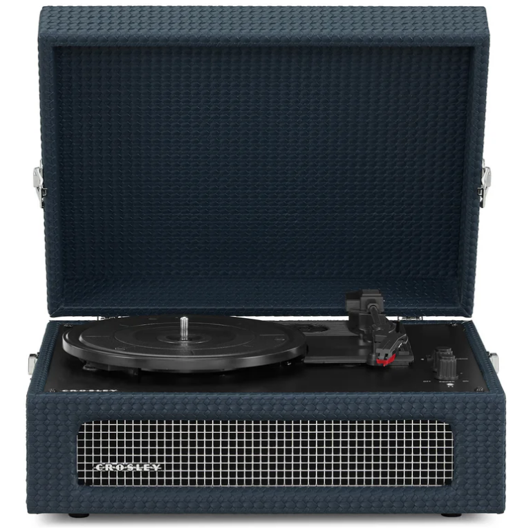 Crosley Voyager CR8017B-NY4 NAVY, pick-up cu Bluetooth