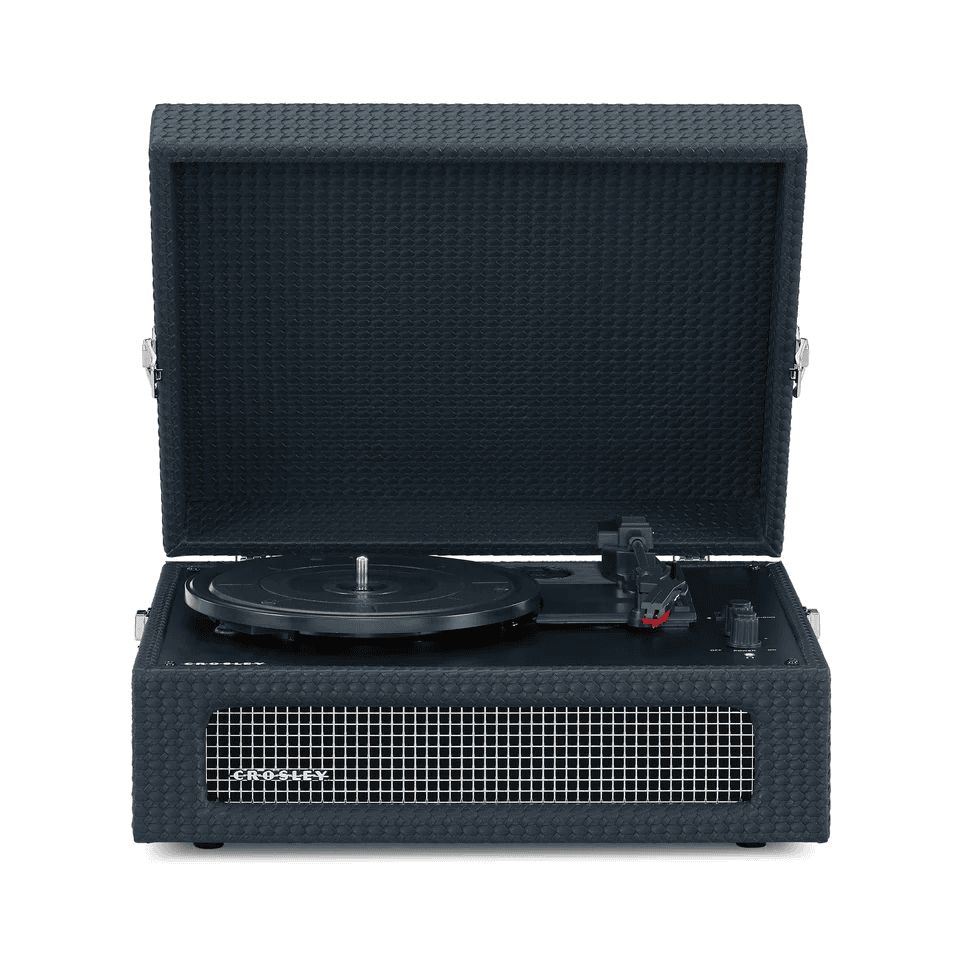 Crosley Voyager CR8017B-NY4 NAVY, pick-up cu Bluetooth