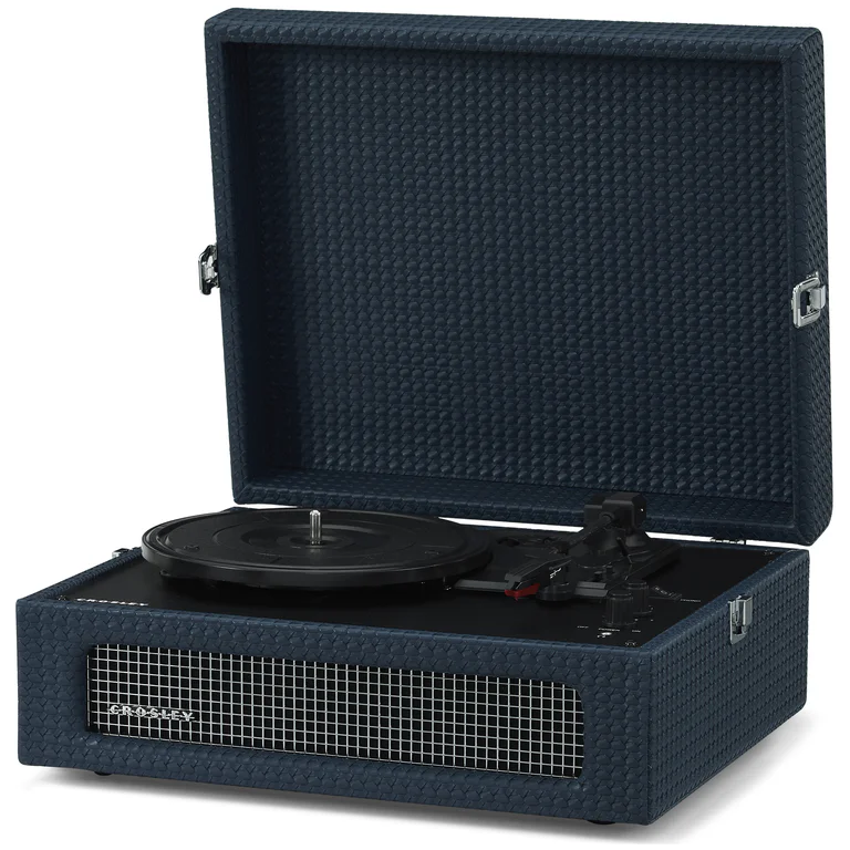 Crosley Voyager CR8017B-NY4 NAVY, pick-up cu Bluetooth_01