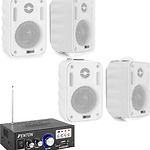 Mini sistem audio Fenton AV360BT, 4 boxe, Bluetooth, USB, FM, SD