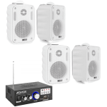 Mini sistem audio Fenton AV360BT, 4 boxe, Bluetooth, USB, FM, SD