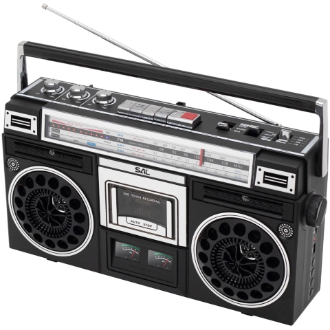 Radio Casetofon SAL RRT BROOKLYN, retro, stereo, BT, MP3