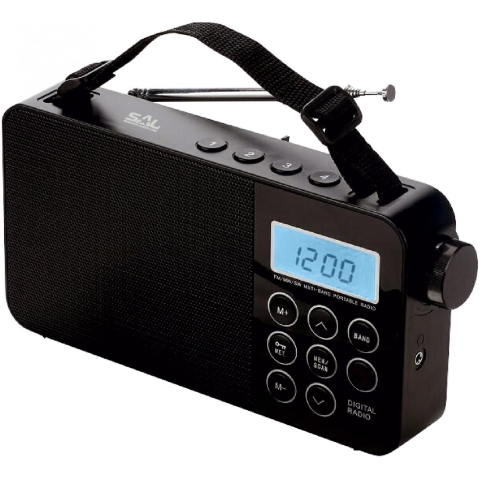 Radio portabil SAL RPR 3LCD, 3 benzi