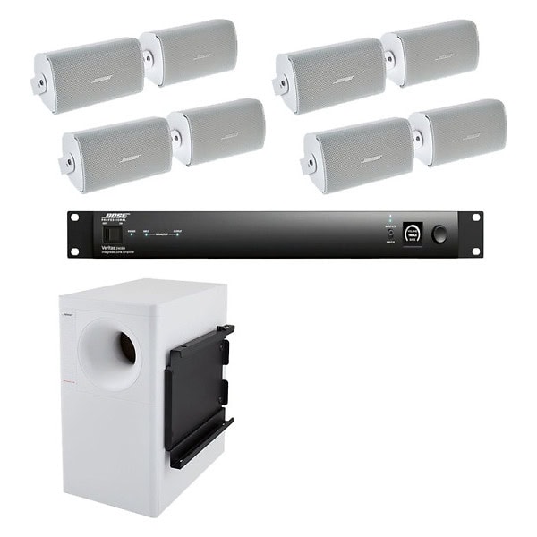 Sistem Sonorizare Restaurant Bose Profesional, bluetooth, 8 boxe + subwoofer