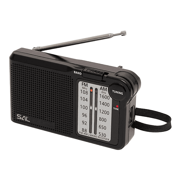 Radio de buzunar SAL RPC5, 2 benzi, AM-FM, LED indicator de acordare, mufa pentru casti