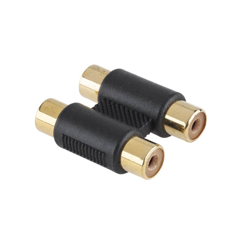 Adaptor 2x RCA mama-mama Gold