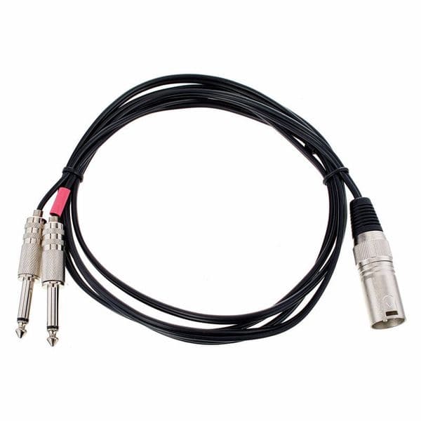 Cablu XLR la 2 Jack 6.3mm pro snake 19080 - pro snake
